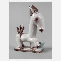 Walter Bosse Esel mit Blume111