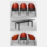 Esstisch und sechs Stühle Philippe Starck111