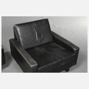 Paar Ledersessel "Conseta"