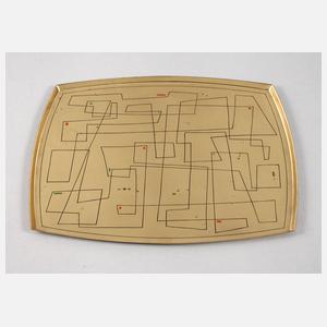 Messingtablett Design