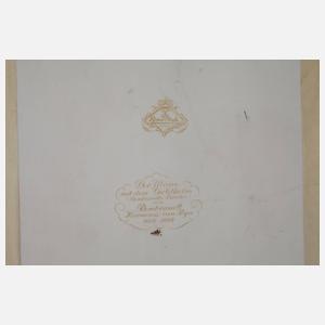 Rosenthal Bildplatte "Der Mann mit dem Goldhelm"