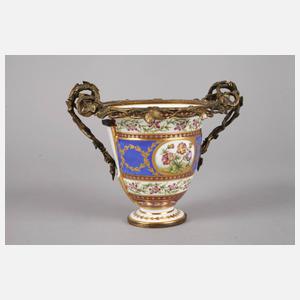Sevres Amphore mit Präsentoir