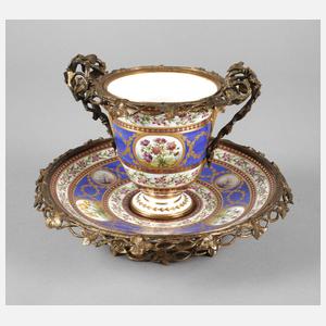 Sevres Amphore mit Präsentoir