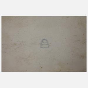 Thüringen Tablett "Allegorische Szene"