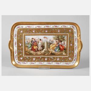 Thüringen Tablett "Allegorische Szene"