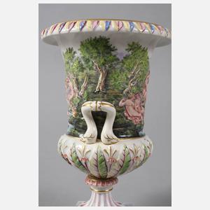 Kratervase im Capodimonte-Stil