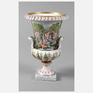 Kratervase im Capodimonte-Stil