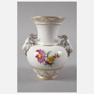KPM Berlin Widderkopf-Vase