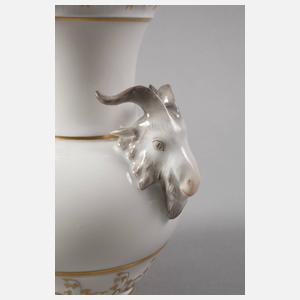 KPM Berlin Widderkopf-Vase