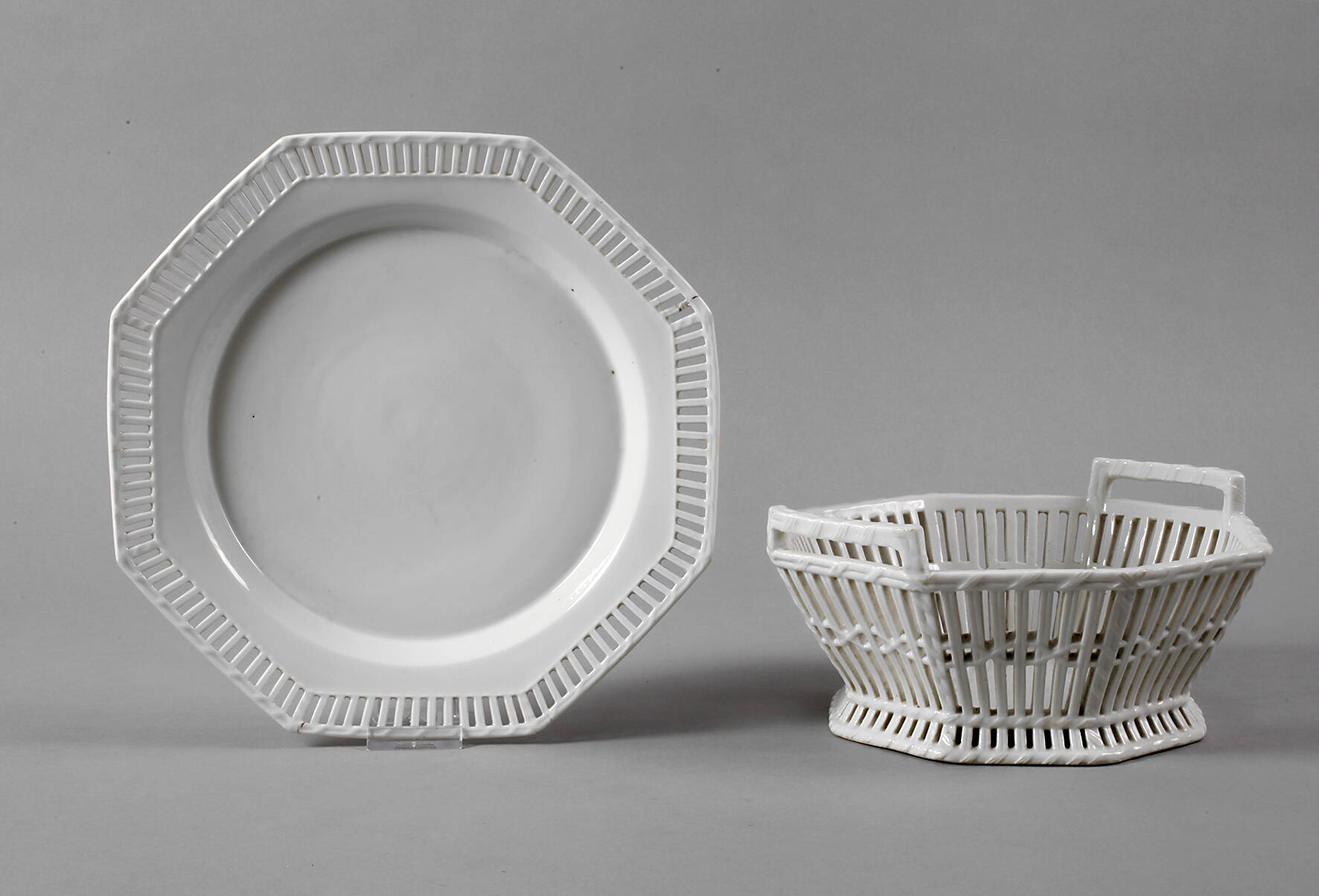 KPM Berlin Dessertkorb mit Présentoir