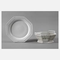 KPM Berlin Dessertkorb mit Présentoir111