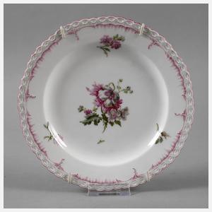 KPM Berlin Zierteller Blumenmalerei