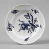 Meissen Speiseteller "Blaue Blume mit Insekten"