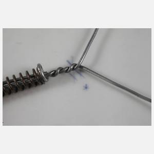 Meissen Paar Korbrandteller "Blaue Blume mit Insekten"