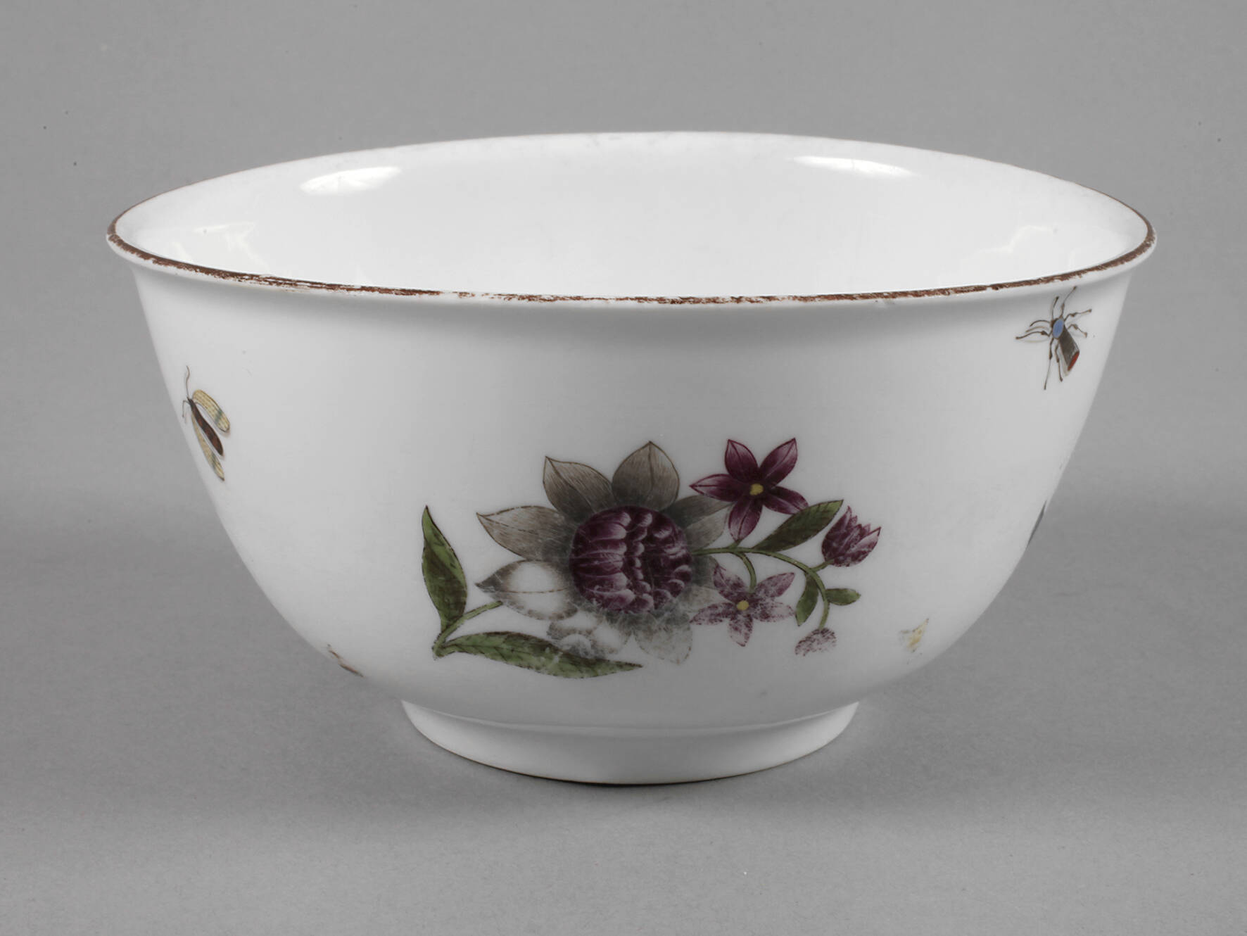 Meissen Kumme "Blumen- und Insektenmalerei"