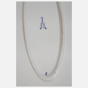 Meissen große Fleischvorlegeplatte Zwiebelmuster