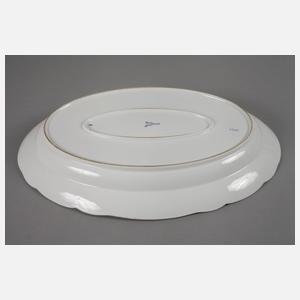 Meissen große Fleischvorlegeplatte Zwiebelmuster