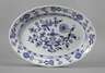 Meissen große Fleischvorlegeplatte Zwiebelmuster