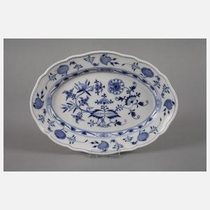 Meissen zwei Vorlegeplatten Zwiebelmuster