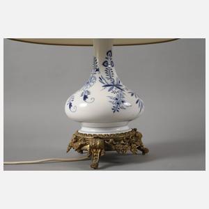 Meissen Tischlampe "Zwiebelmuster"