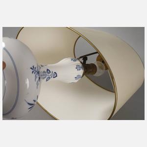 Meissen Tischlampe "Zwiebelmuster"