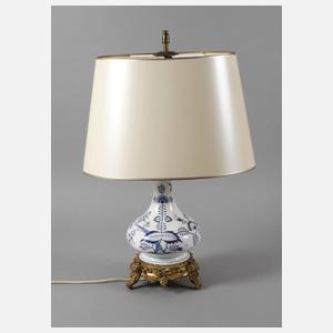 Meissen Tischlampe "Zwiebelmuster"