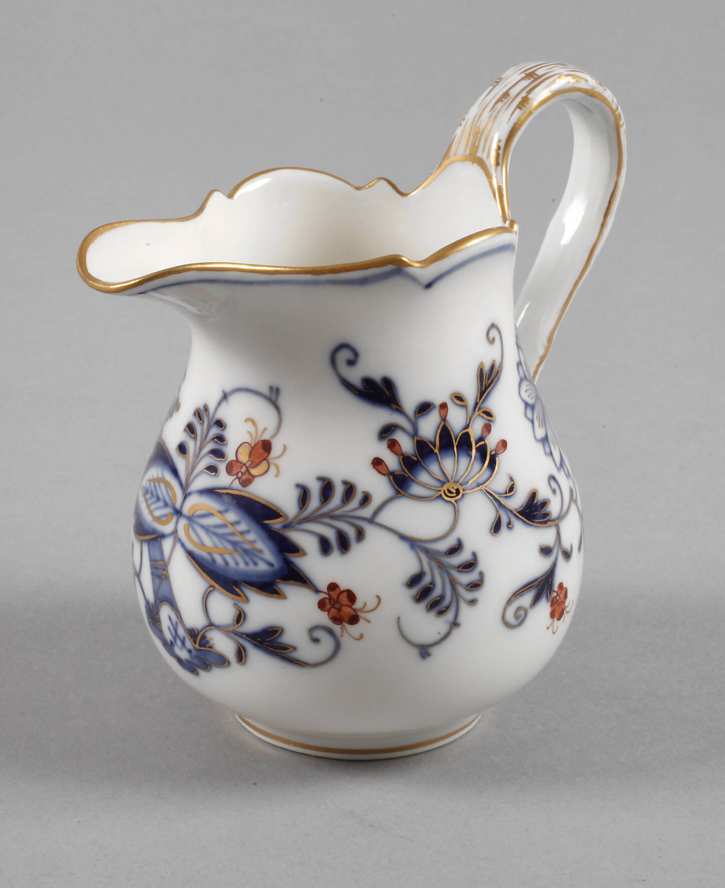 Meissen Milchkännchen rot-goldenes Zwiebelmuster