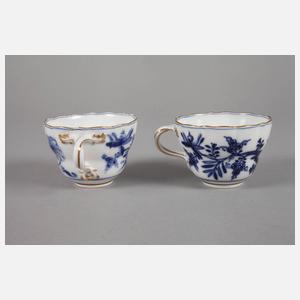 Meissen sechs Gedecke Zwiebelmuster