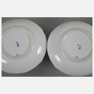 Meissen zwei Eierbecher Zwiebelmusterdekor
