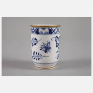 Meissen Becher Blaumalerei