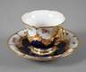 Meissen Tasse mit Untertasse "B-Form"