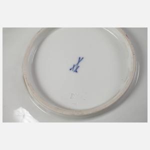 Meissen kleine Prunkschale "Rote Rose"