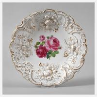 Meissen kleine Prunkschale "Rote Rose"111