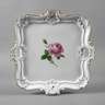Meissen Prunktablett "Rote Rose"