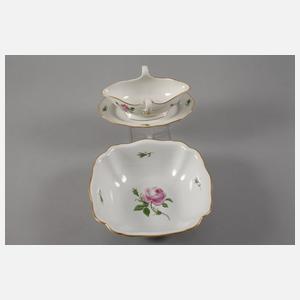 Meissen Speiseservice "Rote Rose"