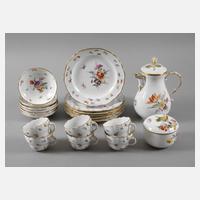 Meissen Kaffeeservice "Blumen und Insekten"111