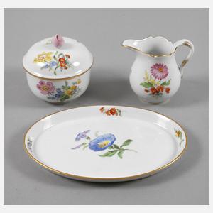 Meissen Zucker-/Sahneset