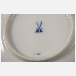 Meissen sechs Kaffeegedecke "Orchidee"