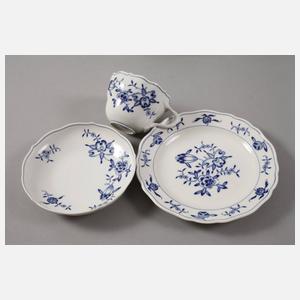 Meissen sechs Kaffeegedecke "Orchidee"