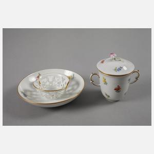 Meissen "Zittertasse" Streublümchendekor