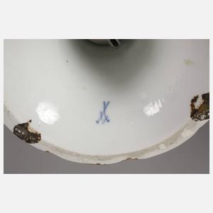 Meissen großes Paar "Vase mit Blüten und Früchten"
