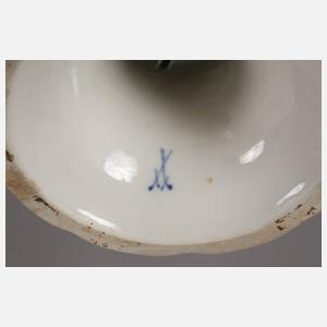 Meissen großes Paar "Vase mit Blüten und Früchten"