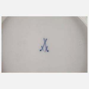 Meissen quadratische Schüssel mit Insektenmalerei