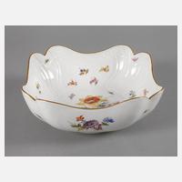 Meissen quadratische Schüssel mit Insektenmalerei111