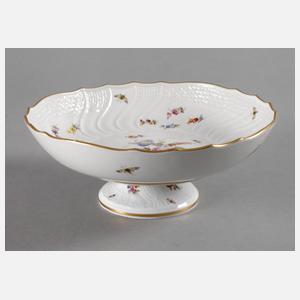 Meissen Tafelaufsatz mit Insektenmalerei