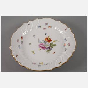 Meissen runde Vorlegeplatte mit Insektenmalerei