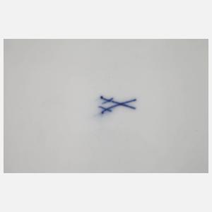 Meissen runde Vorlegeplatte mit Insektenmalerei