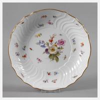 Meissen runde Schale mit Insektenmalerei111