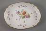 Meissen ovale Schale mit Insektenmalerei