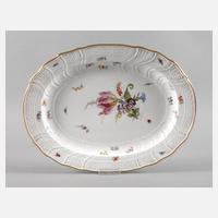 Meissen große Bratenplatte mit Insektenmalerei111